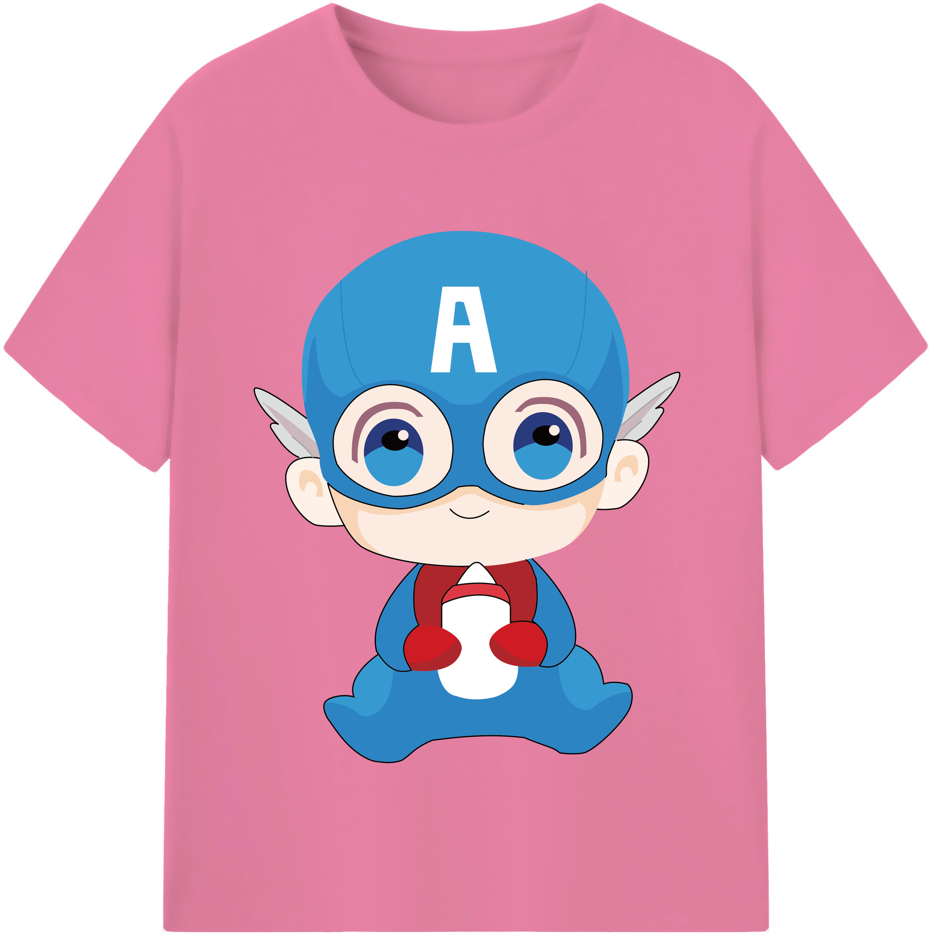 （画像用） アベンジャーズ The Avengers 綿100％半袖Tシャツ（フロントプリント）